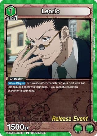 Leorio (090) — UE02BT: HUNTER X HUNTER Release Event Cards