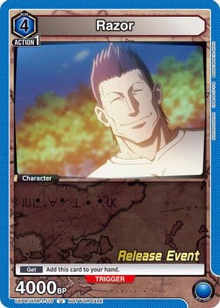 Razor (110) — UE02BT: HUNTER X HUNTER Release Event Cards