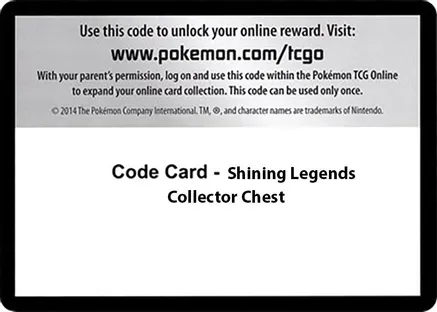 Code Card - Shining Legends Collector Chest — Shining Legends
