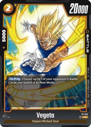 Vegeta - FP-023 — Fusion World Promotion Cards and Packs