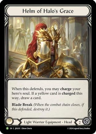 Helm of Halo's Grace - JDG031 — Flesh and Blood: Promo Cards