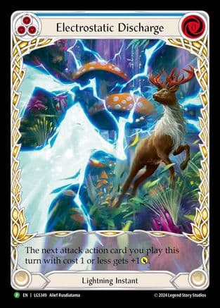 Electrostatic Discharge (Blue) (Extended Art) - LGS349 — Flesh and Blood: Promo Cards