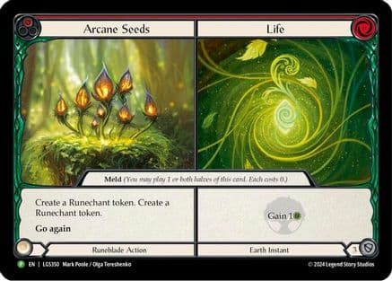 Arcane Seeds // Life - LGS350 — Flesh and Blood: Promo Cards