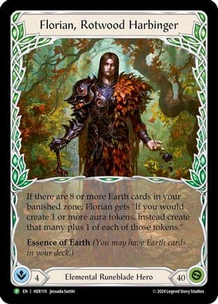 Florian, Rotwood Harbinger - HER119 — Flesh and Blood: Promo Cards