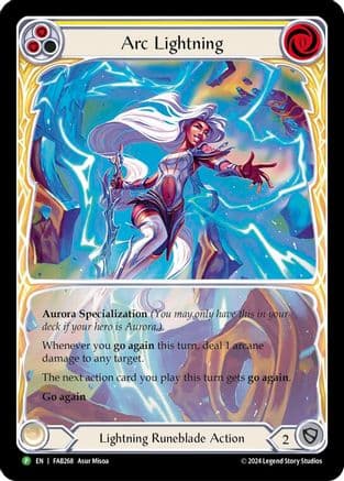 Arc Lightning (Extended Art) - FAB268 — Flesh and Blood: Promo Cards