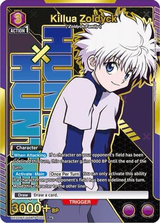 Killua Zoldyck (002) (R*) — UE02BT: HUNTER X HUNTER