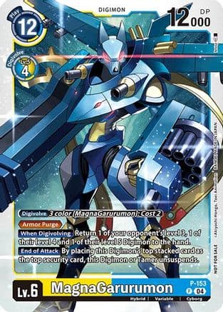 MagnaGarurumon (Store Tournament 2024 Oct. - Dec. Participation Pack) — Digimon Promotion Cards