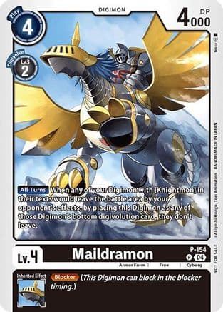 Maildramon (Store Tournament 2024 Oct. - Dec. Participation Pack) — Digimon Promotion Cards