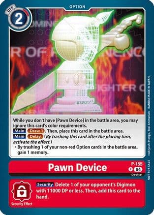 Pawn Device (Store Tournament 2024 Oct. - Dec. Participation Pack) — Digimon Promotion Cards
