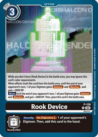 Rook Device (Store Tournament 2024 Oct. - Dec. Participation Pack) — Digimon Promotion Cards