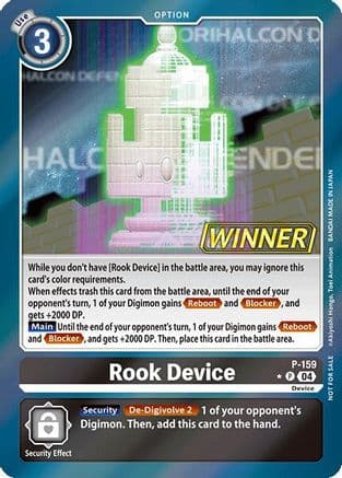Rook Device (Store Tournament 2024 Oct. - Dec. Winner Pack) — Digimon Promotion Cards