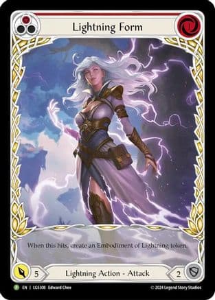 Lightning Form (Red) - LGS308 — Flesh and Blood: Promo Cards