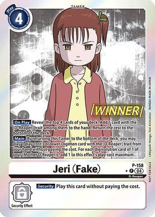 Jeri (Fake) (Store Tournament 2024 Oct. - Dec. Winner Pack) — Digimon Promotion Cards
