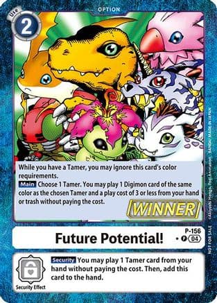 Future Potential! (Store Tournament 2024 Oct. - Dec. Winner Pack) — Digimon Promotion Cards