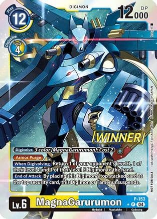 MagnaGarurumon (Store Tournament 2024 Oct. - Dec. Winner Pack) — Digimon Promotion Cards