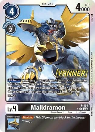 Maildramon (Store Tournament 2024 Oct. - Dec. Winner Pack) — Digimon Promotion Cards