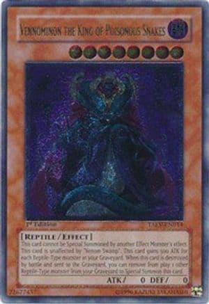 Vennominon the King of Poisonous Snakes (UTR) — Tactical Evolution Yu-Gi-Oh! card by Kazuhiro Yamanaka