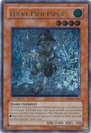 Lucky Pied Piper (UTR) — Tactical Evolution Yu-Gi-Oh! card by KAZUKI TAKAHASHI