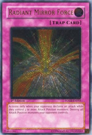 Radiant Mirror Force (UTR) — Force of the Breaker Yu-Gi-Oh! card by KAZUKI TAKAHASHI