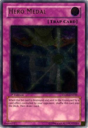 Hero Medal (UTR) — Strike of Neos Yu-Gi-Oh! card by KAZUKI TAKAHASHI