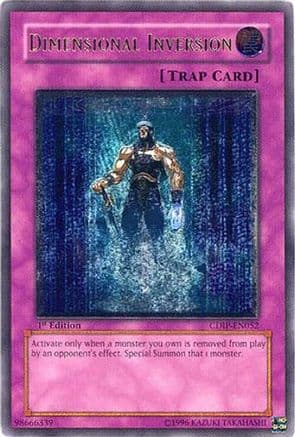 Dimensional Inversion (UTR) — Cyberdark Impact Yu-Gi-Oh! card by KAZUKI TAKAHASHI