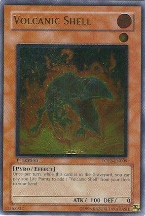 Volcanic Shell (UTR) — Force of the Breaker Yu-Gi-Oh! card by KAZUKI TAKAHASHI