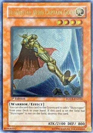 Elemental Hero Captain Gold (UTR) — Force of the Breaker