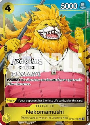 Nekomamushi (Online Regional 2024 Vol. 3) [Finalist] — One Piece Promotion Cards