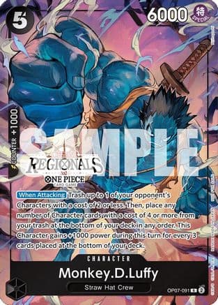 Monkey.D.Luffy (091) (Offline Regional 2024 Vol. 3) — One Piece Promotion Cards