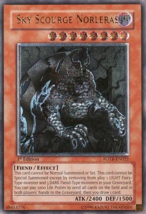 Sky Scourge Norleras (UTR) — Force of the Breaker Yu-Gi-Oh! card by KAZUKI TAKAHASHI