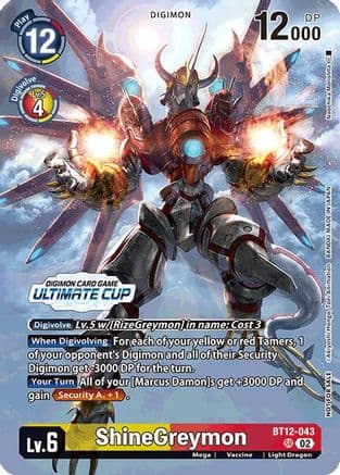ShineGreymon (Ultimate Cup 2024) — Across Time