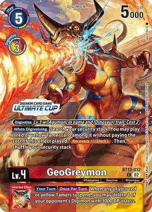 GeoGreymon (Ultimate Cup 2024) — Versus Royal Knights