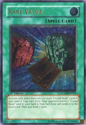 Rare Value (UTR) — Force of the Breaker Yu-Gi-Oh! card by KAZUKI TAKAHASHI