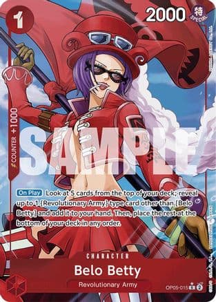 Belo Betty (Alternate Art) — Premium Booster -The Best- One Piece Card Game card by SHOHEI OTSUKA