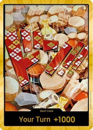 DON!! Card (Oden) (Gold) — Premium Booster -The Best-