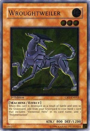 Wroughtweiler (UTR) — Cybernetic Revolution Yu-Gi-Oh! card by KAZUKI TAKAHASHI