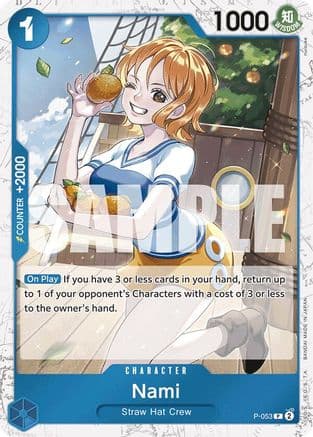 Nami (P-053) (Jolly Roger Foil) — Premium Booster -The Best-