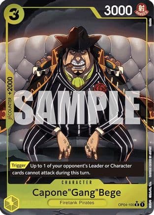 Capone"Gang"Bege (OP04-100) (Alternate Art) — Premium Booster -The Best-