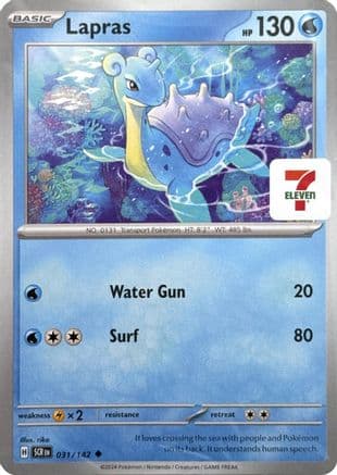 Lapras (7-Eleven Promo) — Miscellaneous Cards & Products