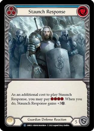 Staunch Response (Blue) — Historic Pack 1 Blitz Deck: Bravo
