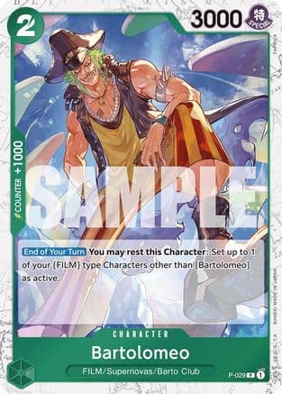 Bartolomeo (P-029) (Jolly Roger Foil) — Premium Booster -The Best-