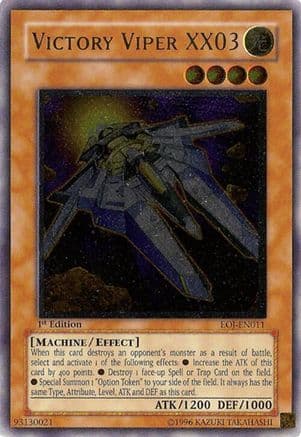 Victory Viper XX03 (UTR) — Enemy of Justice Yu-Gi-Oh! card by KAZUKI TAKAHASHI