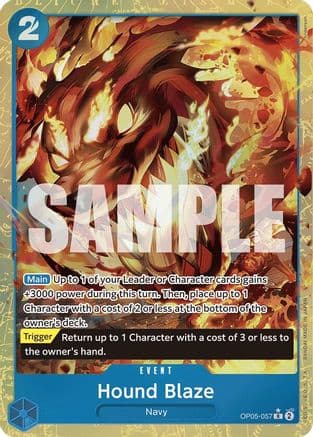 Hound Blaze (Alternate Art) — Premium Booster -The Best-