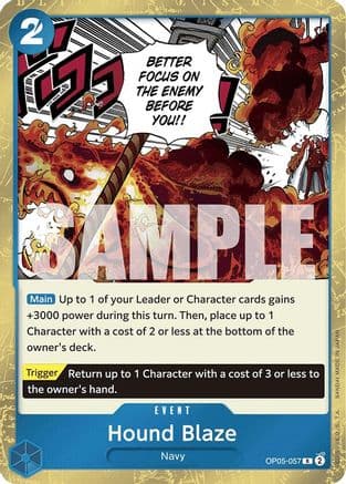 Hound Blaze (Jolly Roger Foil) — Premium Booster -The Best-