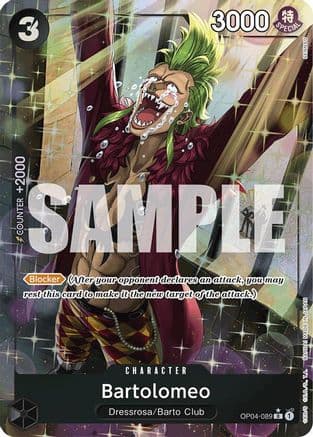 Bartolomeo (OP04-089) (Alternate Art) — Premium Booster -The Best-