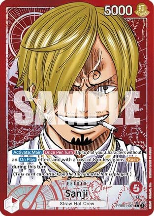Sanji (PRB01-001) (Alternate Art) — Premium Booster -The Best-