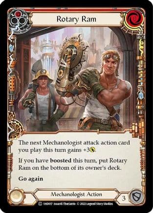 Rotary Ram (Red) — Historic Pack 1 Blitz Deck: Dash Flesh and Blood card by Isaurdi Therianlo