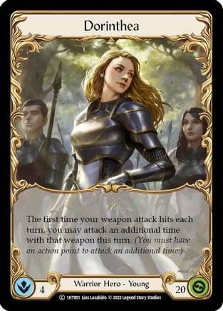 Dorinthea — Historic Pack 1 Blitz Deck: Dorinthea Flesh and Blood card by Lius Lasahido