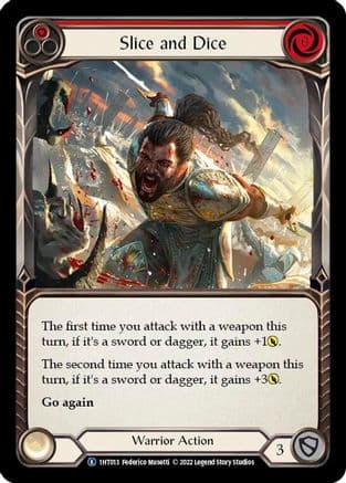 Slice and Dice (Red) — Historic Pack 1 Blitz Deck: Dorinthea