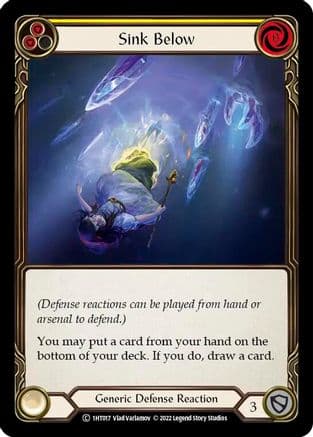 Sink Below (Yellow) — Historic Pack 1 Blitz Deck: Dorinthea